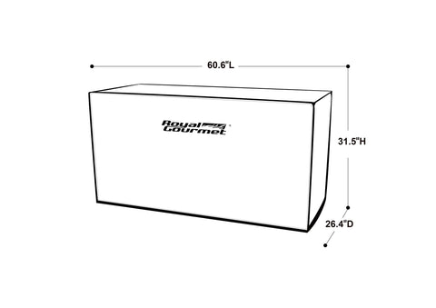 Royal Gourmet CR6008 cover-side-straps keep the grill secure in windy conditions.