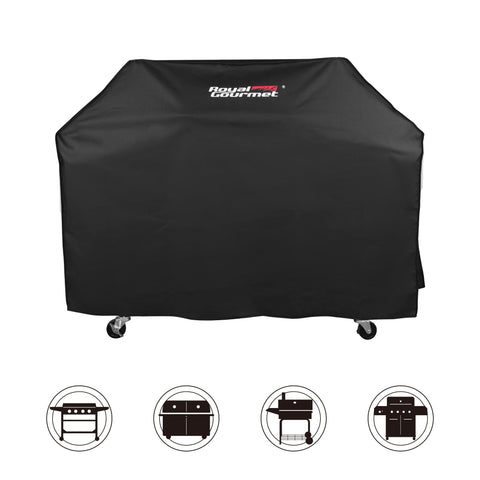 Royal Gourmet CR6412 easy to clean; wipe with cloth and air dry.