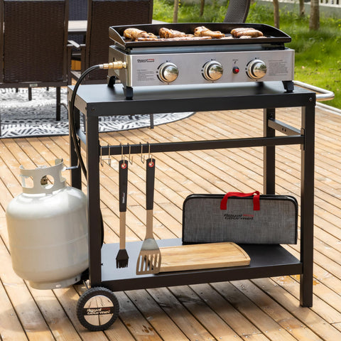 Royal Gourmet dining cart indoor-outdoor versatility for kitchen and patio