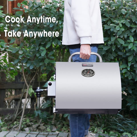 Royal Gourmet GT1001 tailgate-ready design suits outdoor gatherings.