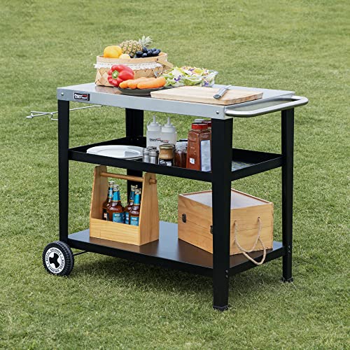 Royal Gourmet PC3404S durable steel frame offers stability.