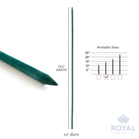 Royal Imports arrangement sticks 15in secure bows and ornaments