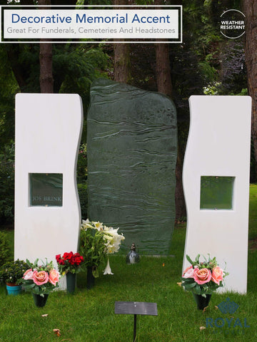Royal Imports cemetery decoration for grave adds a respectful floral touch