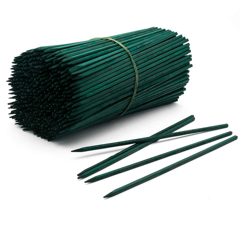 Royal Imports 8-inch green wooden floral picks for sturdy bouquets and arrangements