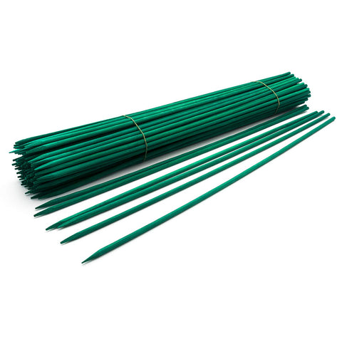 Royal Imports green wood plant stake in 12-inch size providing sturdy plant support