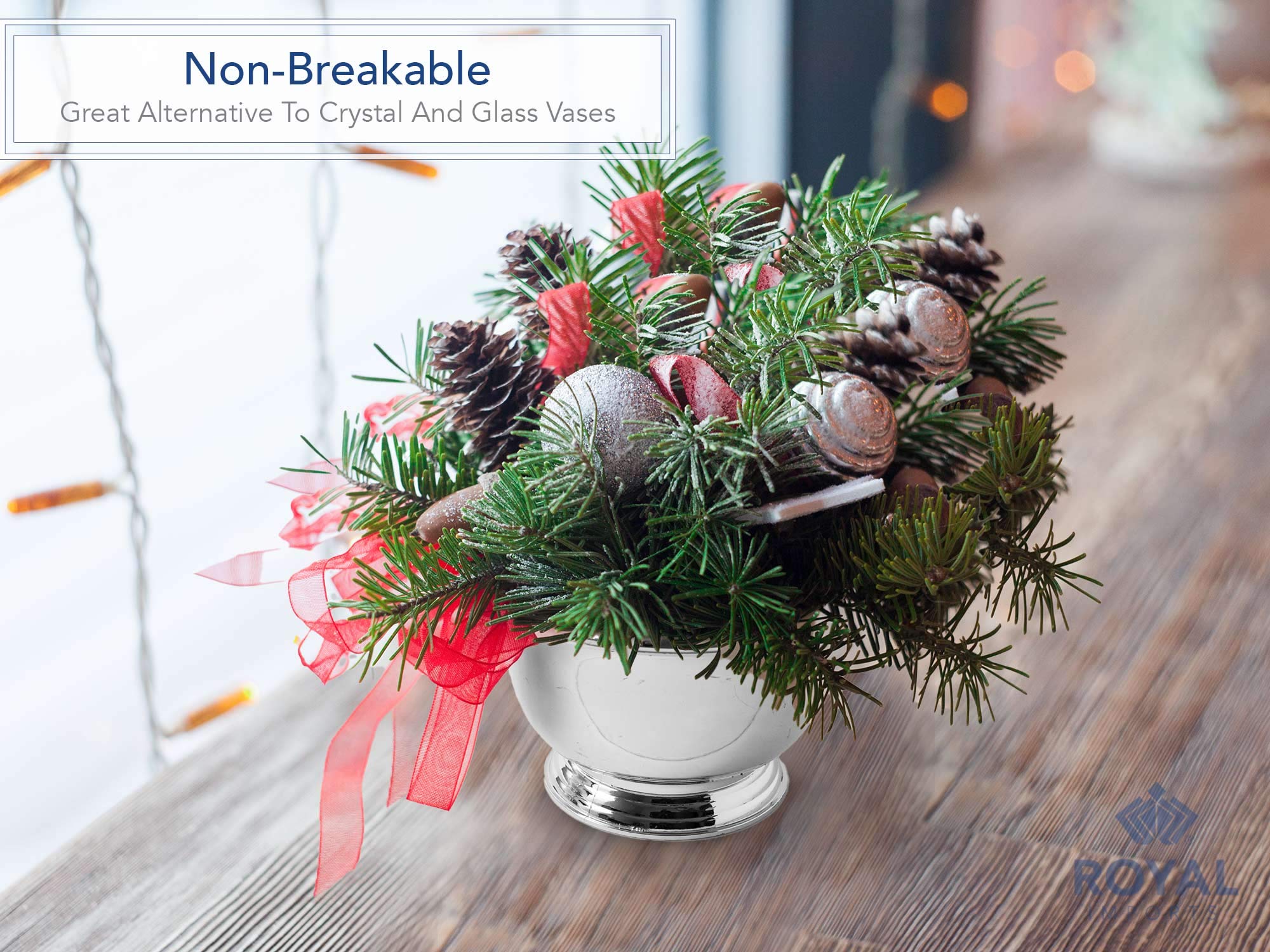 Royal Imports outdoor-friendly durable planter bowl, great for patios and windowsills.