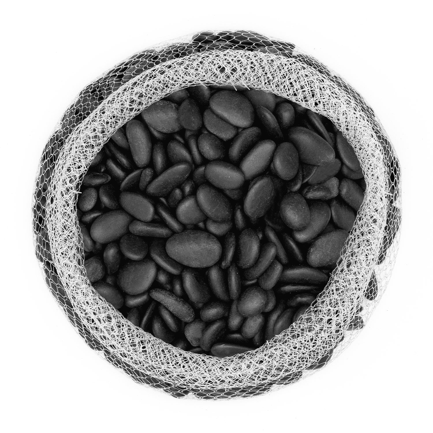Royal Imports River Rocks indoor plant pebbles complete planters with a clean finish