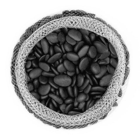 Royal Imports River Rocks indoor plant pebbles complete planters with a clean finish