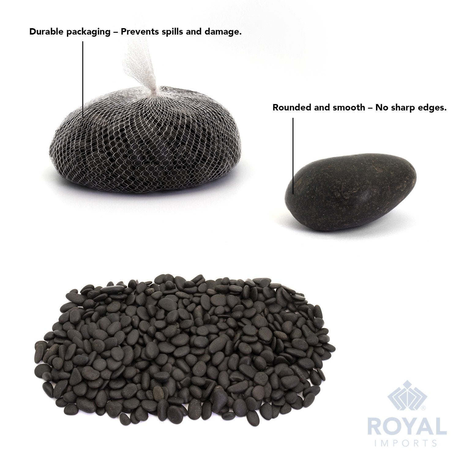 Royal Imports River Rocks terrarium decor adds natural texture to enclosures