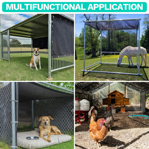 Royal Shade fence privacy screen creates cooler, shielded outdoor spaces.