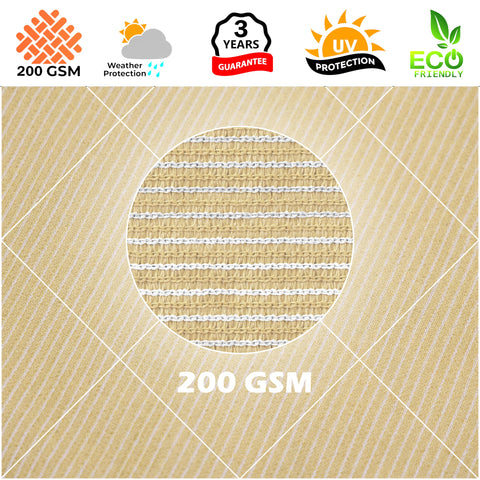 Royal Shade blocks 95% of UV while keeping air flow.