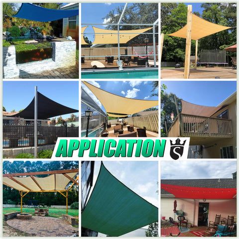 Royal Shade water-permeable sail reducing pooling and improving airflow