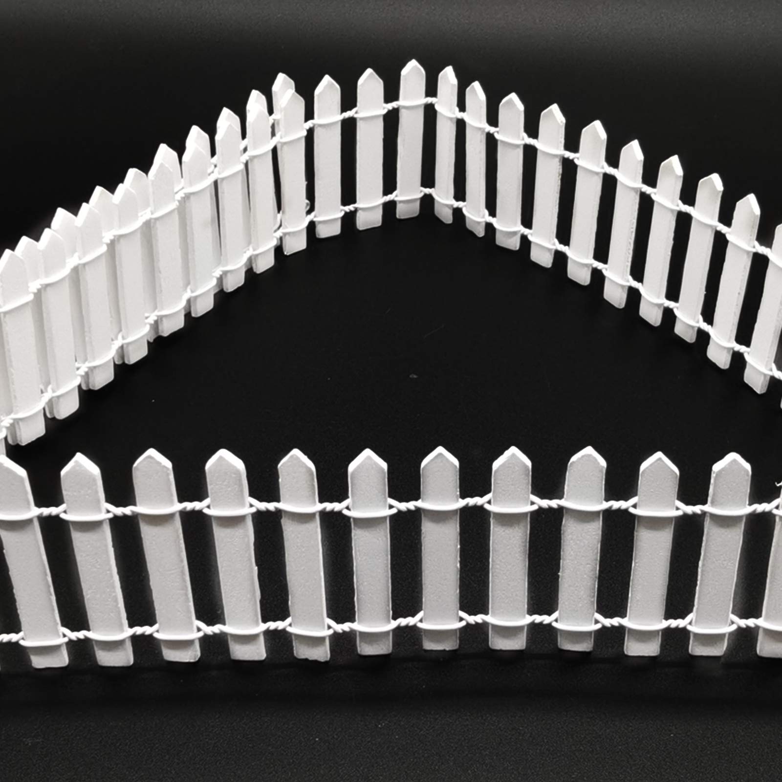 ROYHOO 35-inch fence segments help create neat micro garden borders.