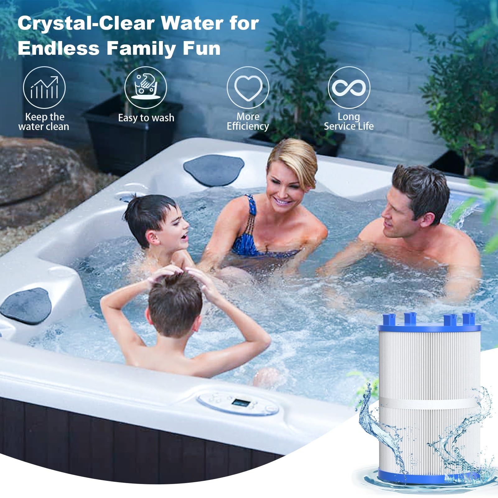 ROYOR spa filter dimensions ensure proper fit and reliable flow