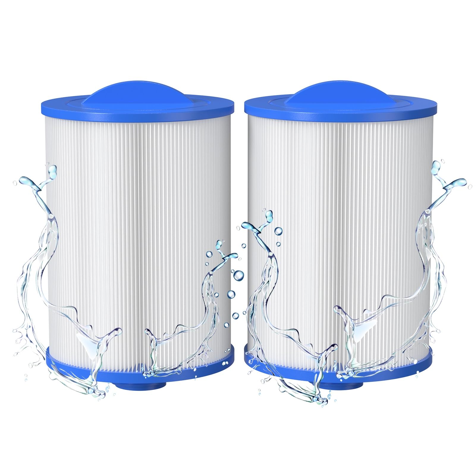 ROYOR PWW50 spa filter reinforced end caps improve durability.
