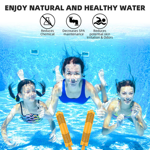 ROYOR spa water after mineral stick use feels softer and more enjoyable.