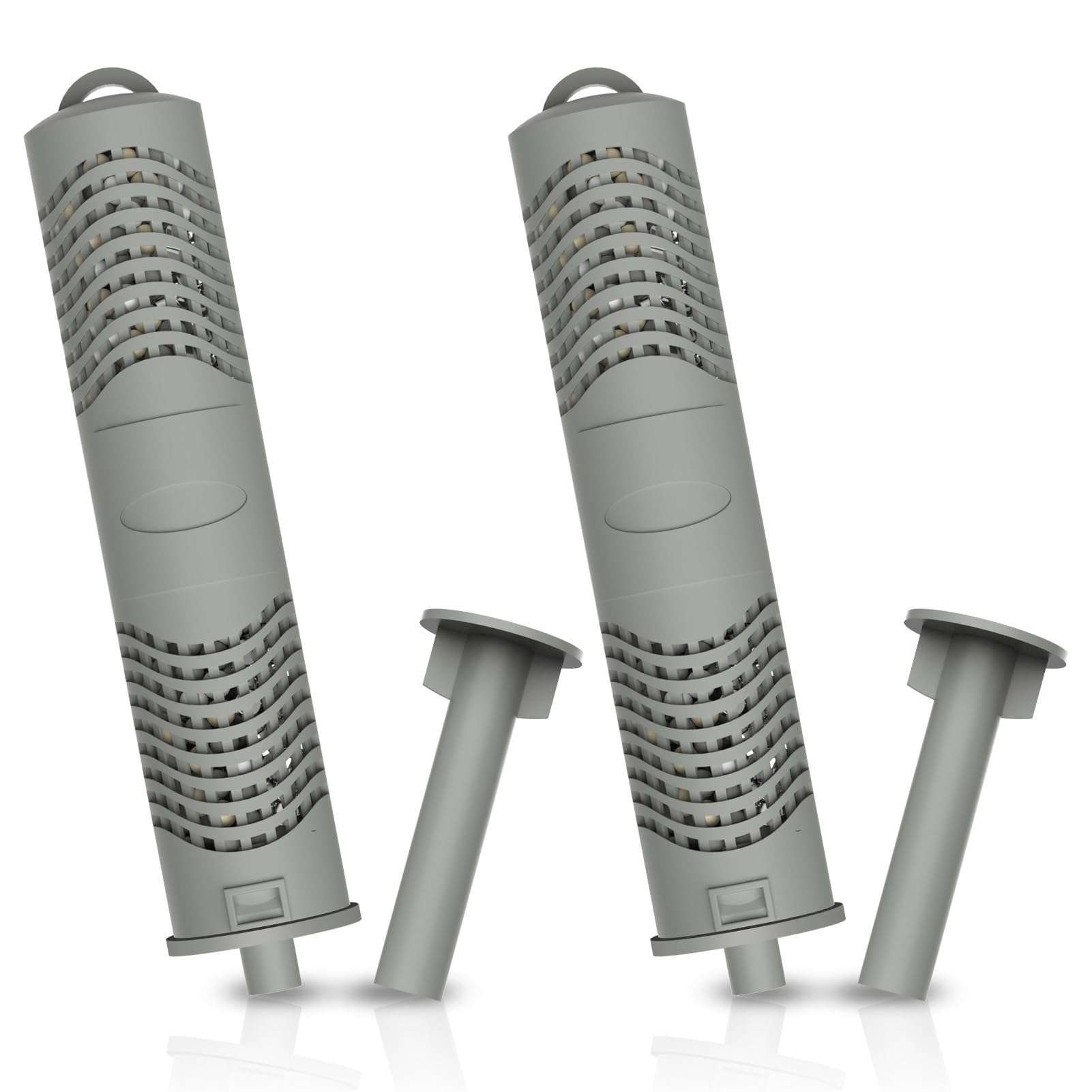 ROYOR spa mineral stick filtration highlights clear water and balanced spa chemistry.