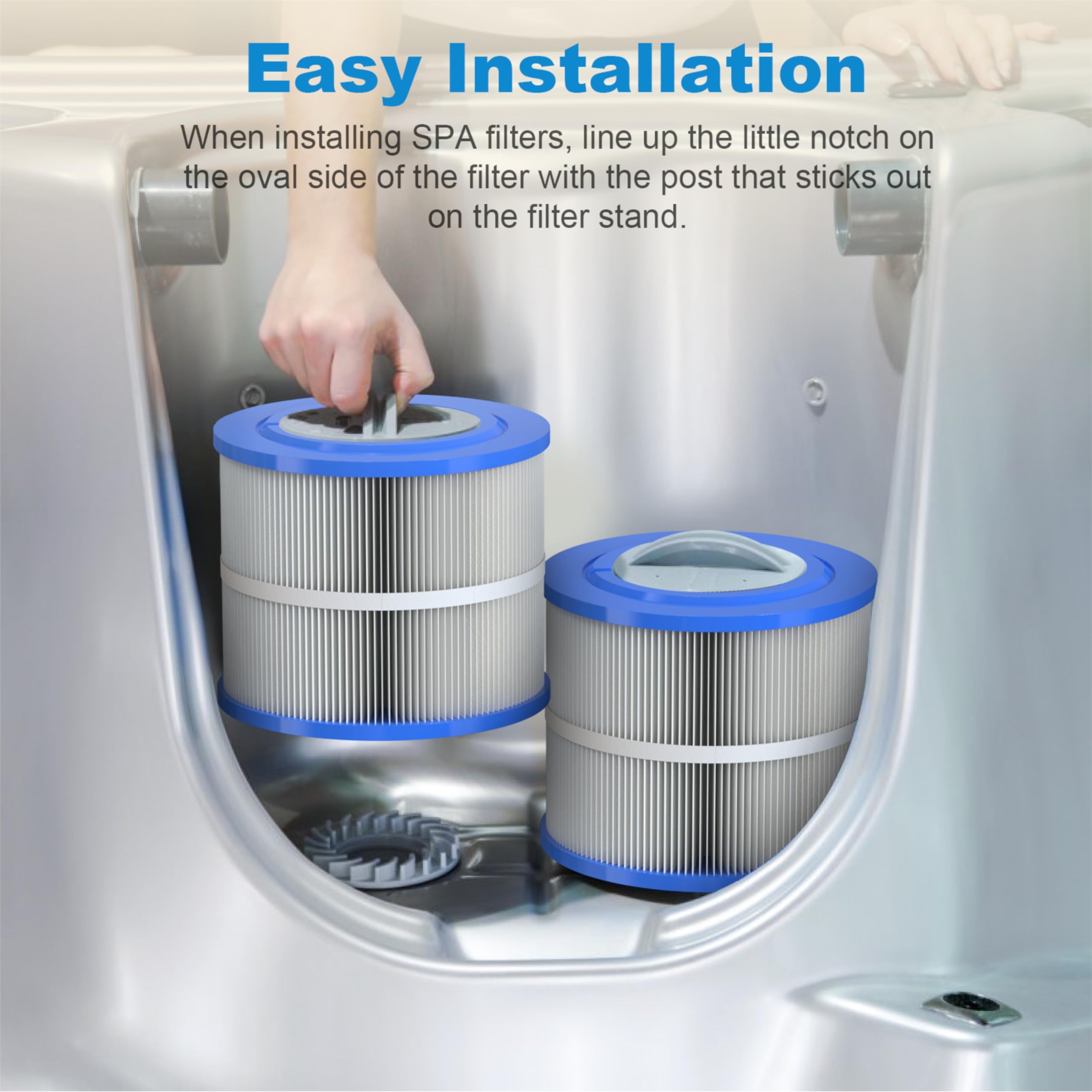 ROYOR Wellspring installation guide view suggests tool-free setup.