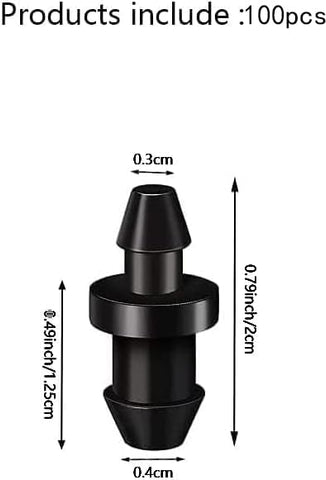 ROZESAZZ barbed end plug seals 1/4 inch tubing to prevent leaks.