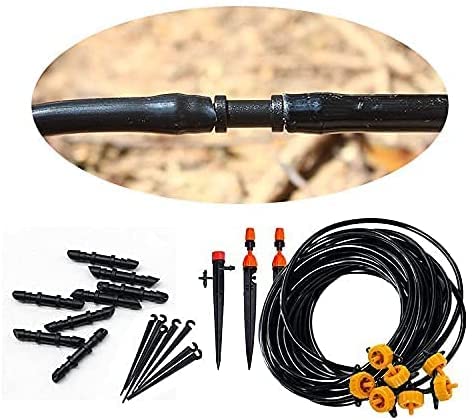 ROZESAZZ easy-install barbed plug fits drip irrigation without tools.