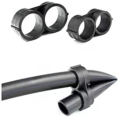 ROZESAZZ figure-8 end-closure plug keeps tubing airtight in greenhouses
