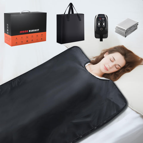 RRGFB infrared sauna blanket heat layer delivers deep warmth and comfort