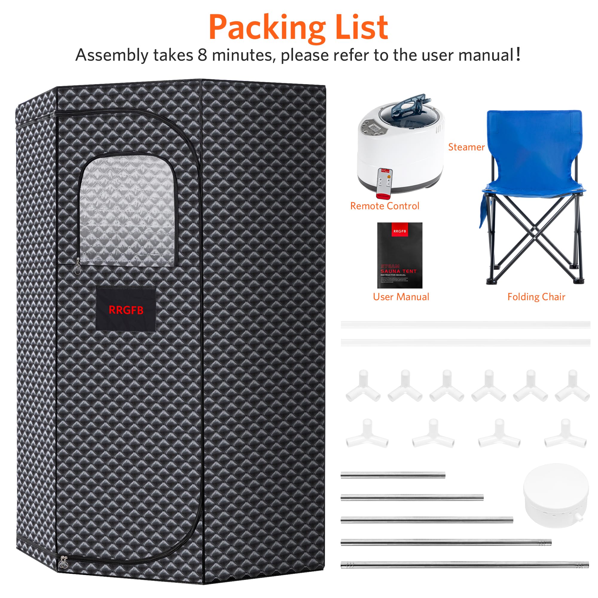 RRGFB Sauna Box automatic shut-off provides reliable safety