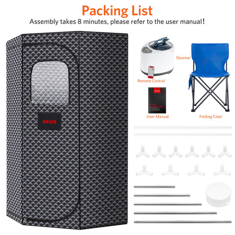RRGFB Sauna Box automatic shut-off provides reliable safety