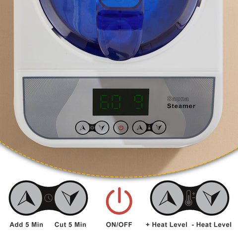 RRGFB in-use setup with sauna tent and relaxed steam flow
