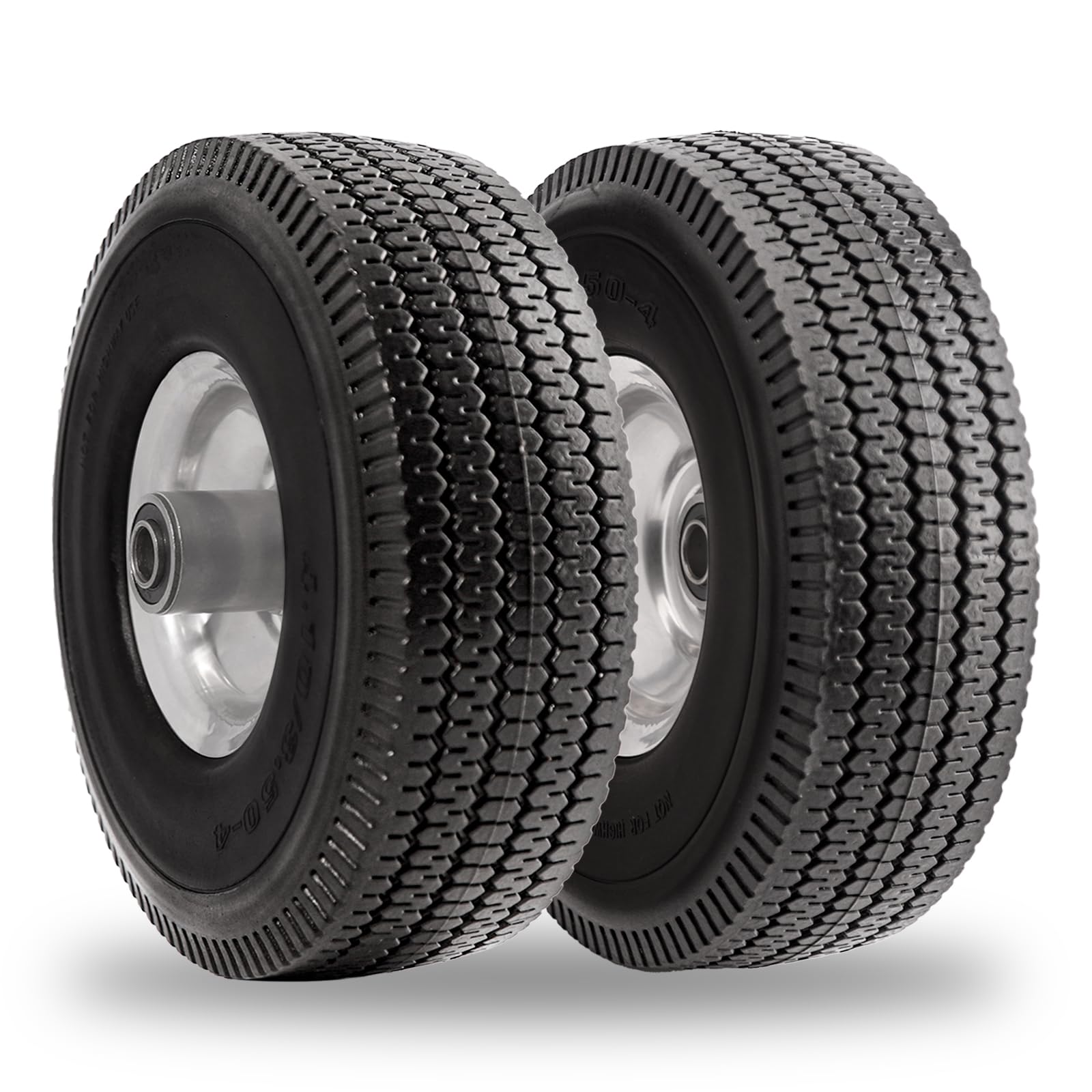RRQ 10-inch solid tire and wheel set for carts and dollies