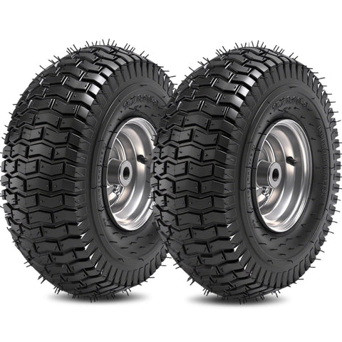 RRQ front tire and wheel assembly side view enhances mower stability.