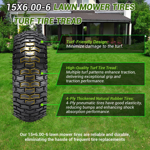 RRQ heavy-duty welded rim provides high load stability for front mower tires.
