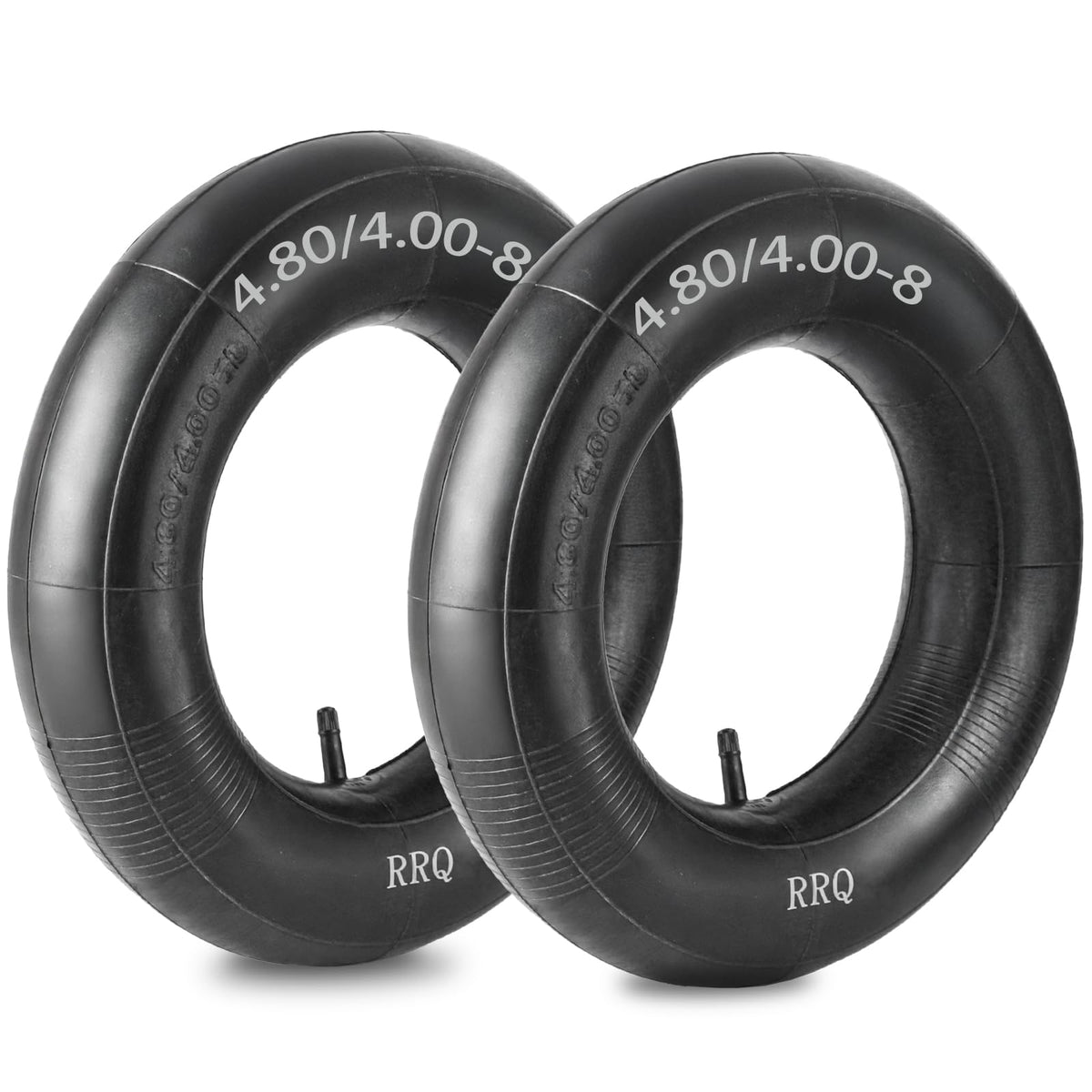 RRQ inner tube 480-400-8 with straight valve for reliable inflation.