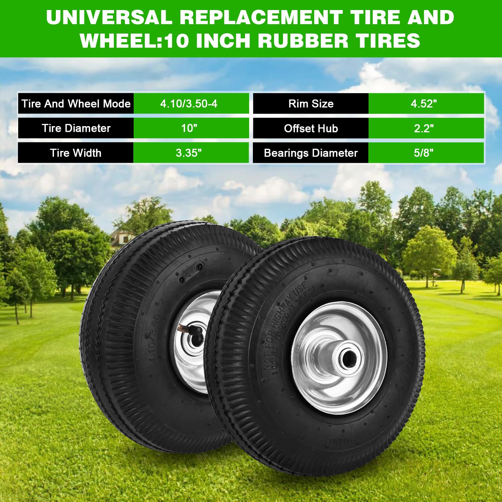 RRQ offset hub 2.2 inches enhances alignment and stability.