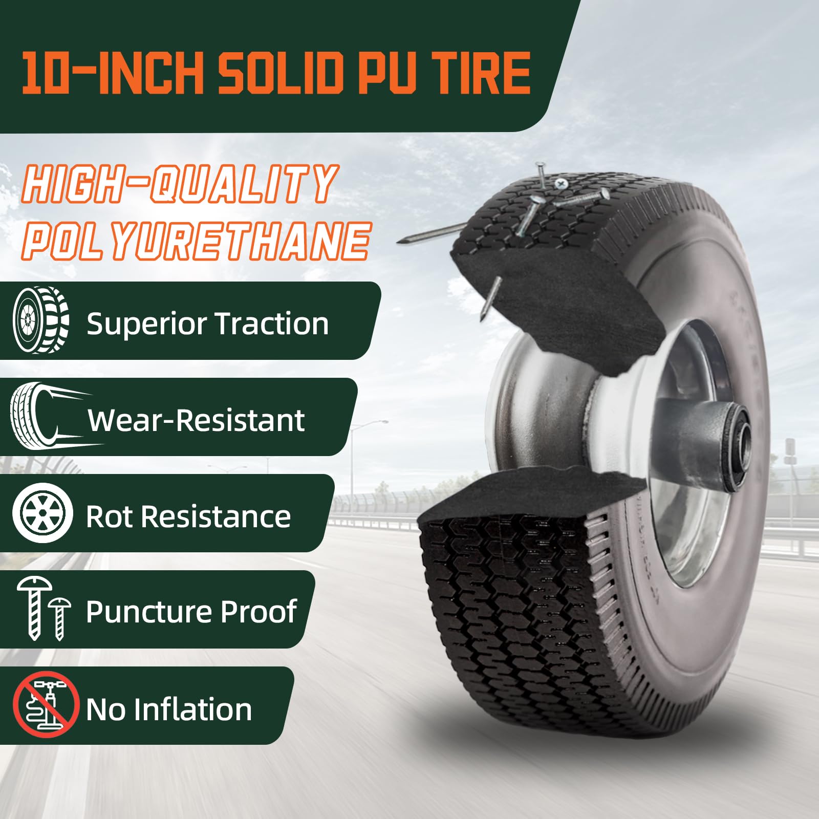RRQ premium steel rim with one-piece welded construction