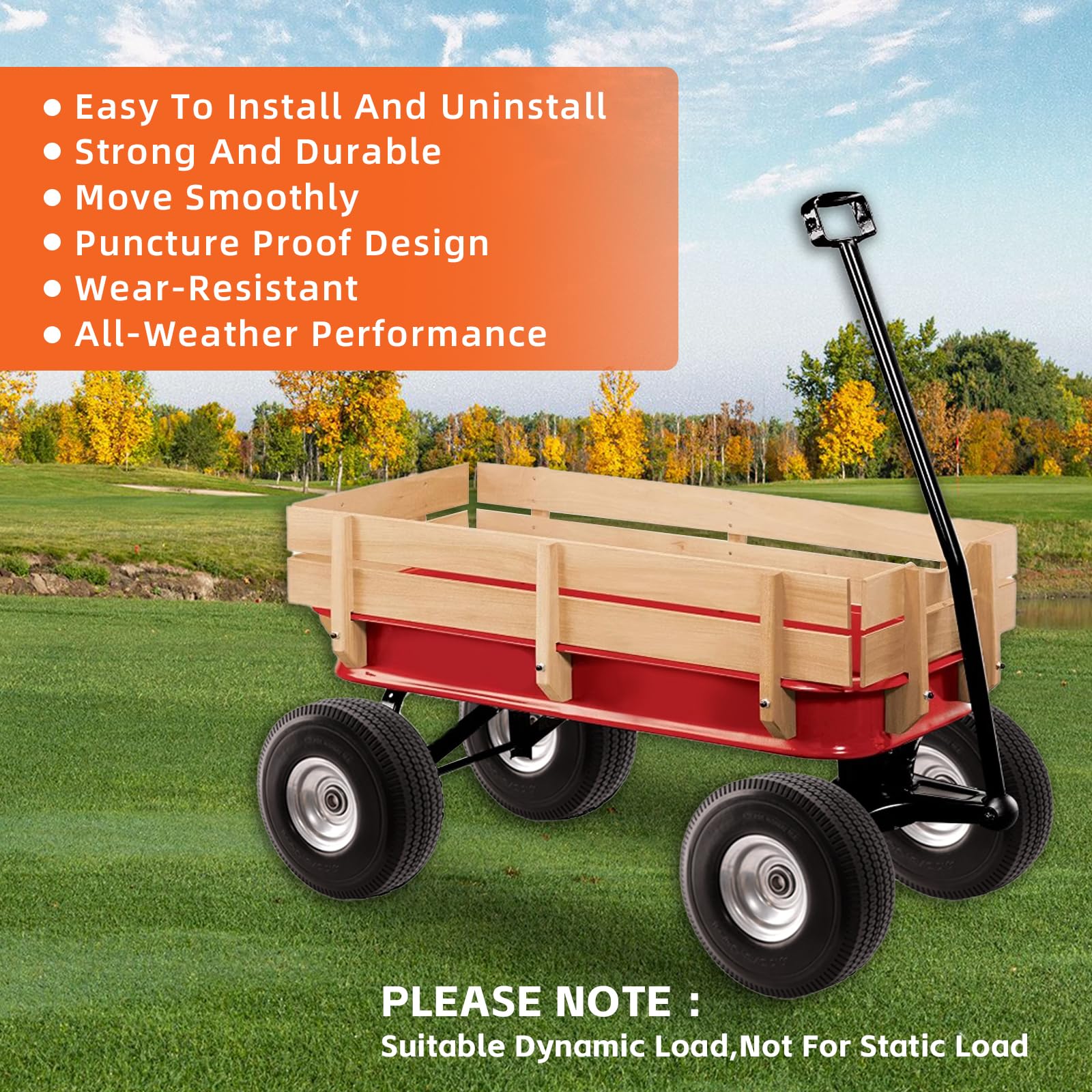 RRQ puncture-resistant solid tire for all-terrain use
