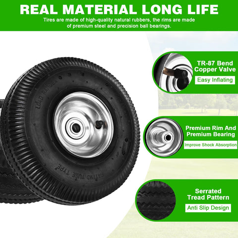 RRQ steel rim with 4.52 inch diameter supports durable mounting.