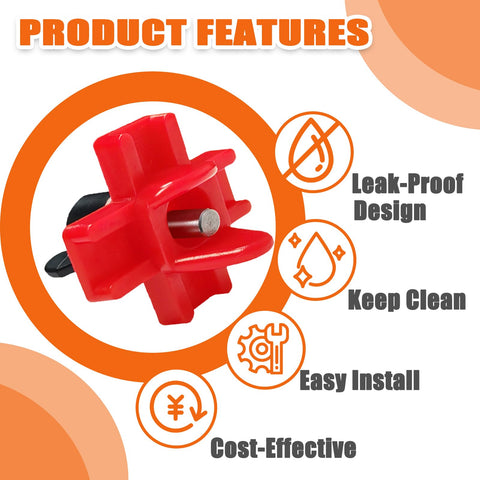 RRQKMBO stainless steel nipples for durable poultry hydration