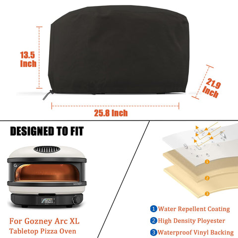 Rsipelsk waterproof coating keeps Arc XL dry during outdoor cooking sessions.