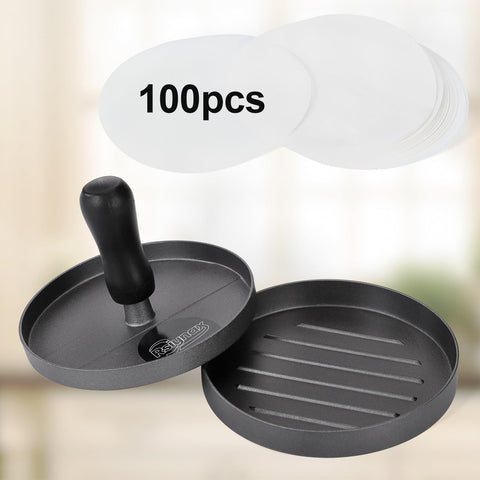 Rsiynax non-stick surface highlights easy patty release and cleanup.