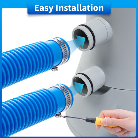 RSYEKU hose holder assembly keeps hoses securely in place during use.