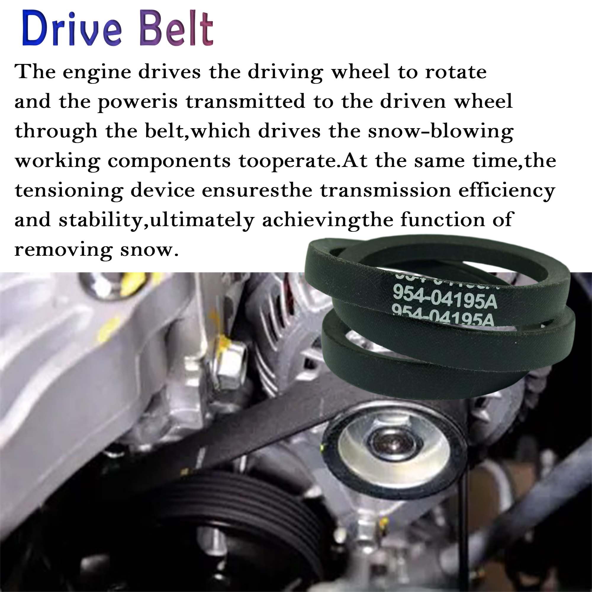 RTPOWER aramid-cord belt reinforcement for high-strength snow removal.