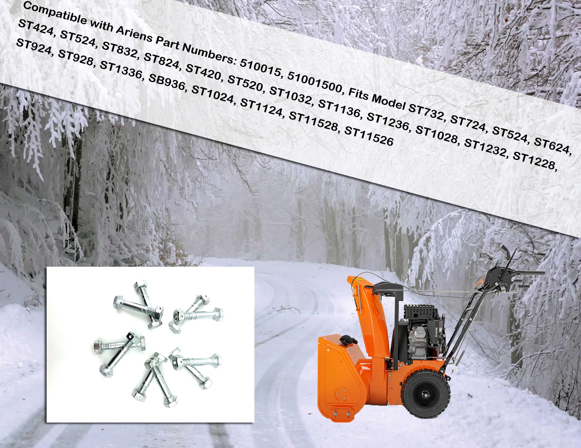 RTPOWER Sno-Thro replacement parts for 53200500 kit
