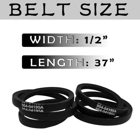 RTPOWER snow blower belt compatible with Troy-Bilt models for smooth starts.