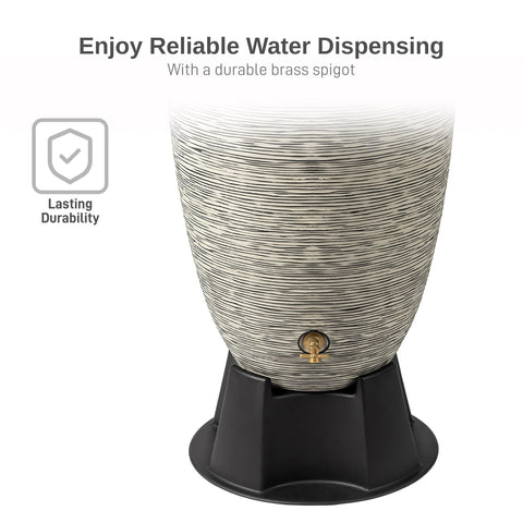 Screen kit keeps debris out, ensuring cleaner collected water.