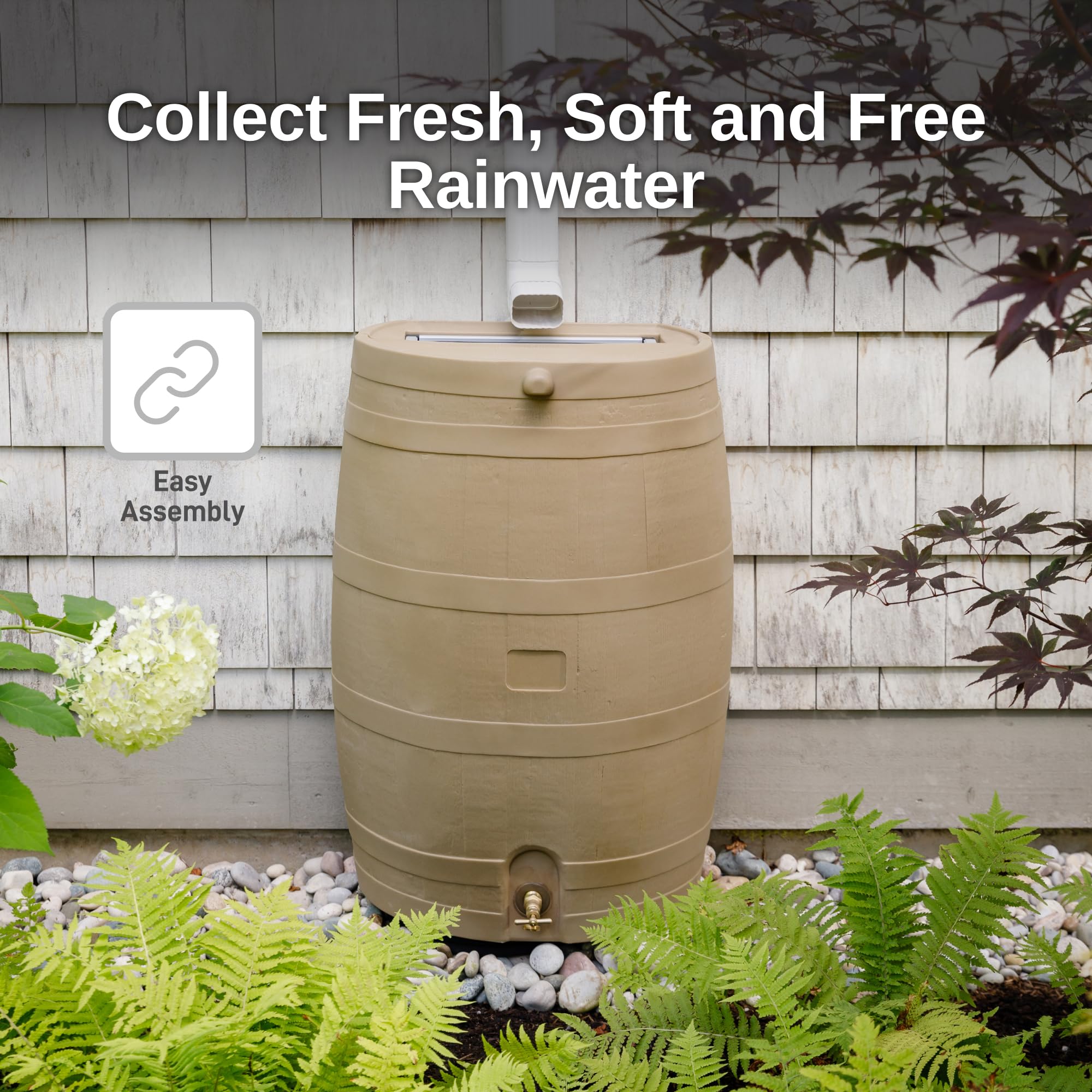 RTS Home Accents optional stand raises the spigot for easy filling.