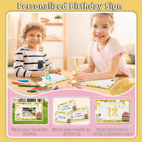 Rtshuok personalized age logo stickers for all ages