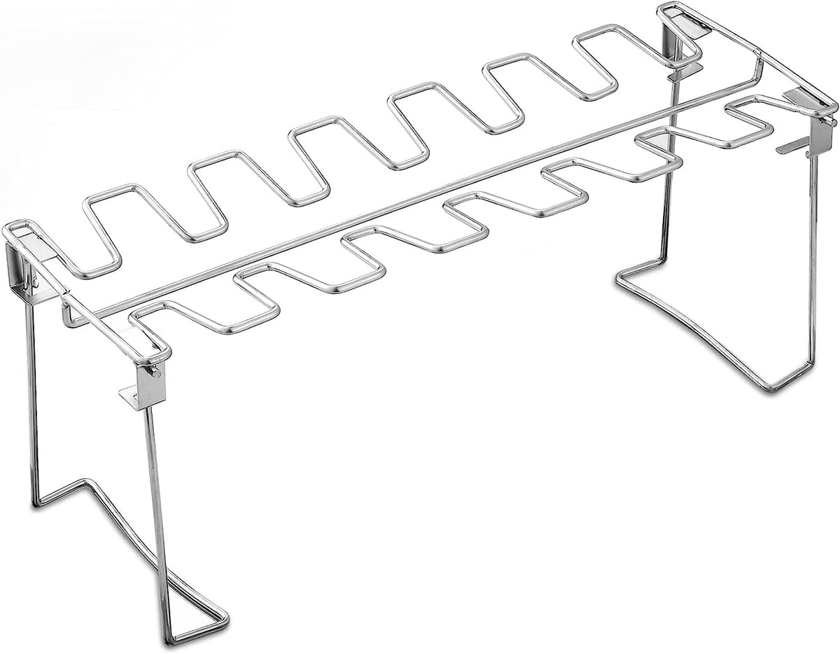 RTT 14-slot chicken rack for even cooking in oven, grill, or smoker