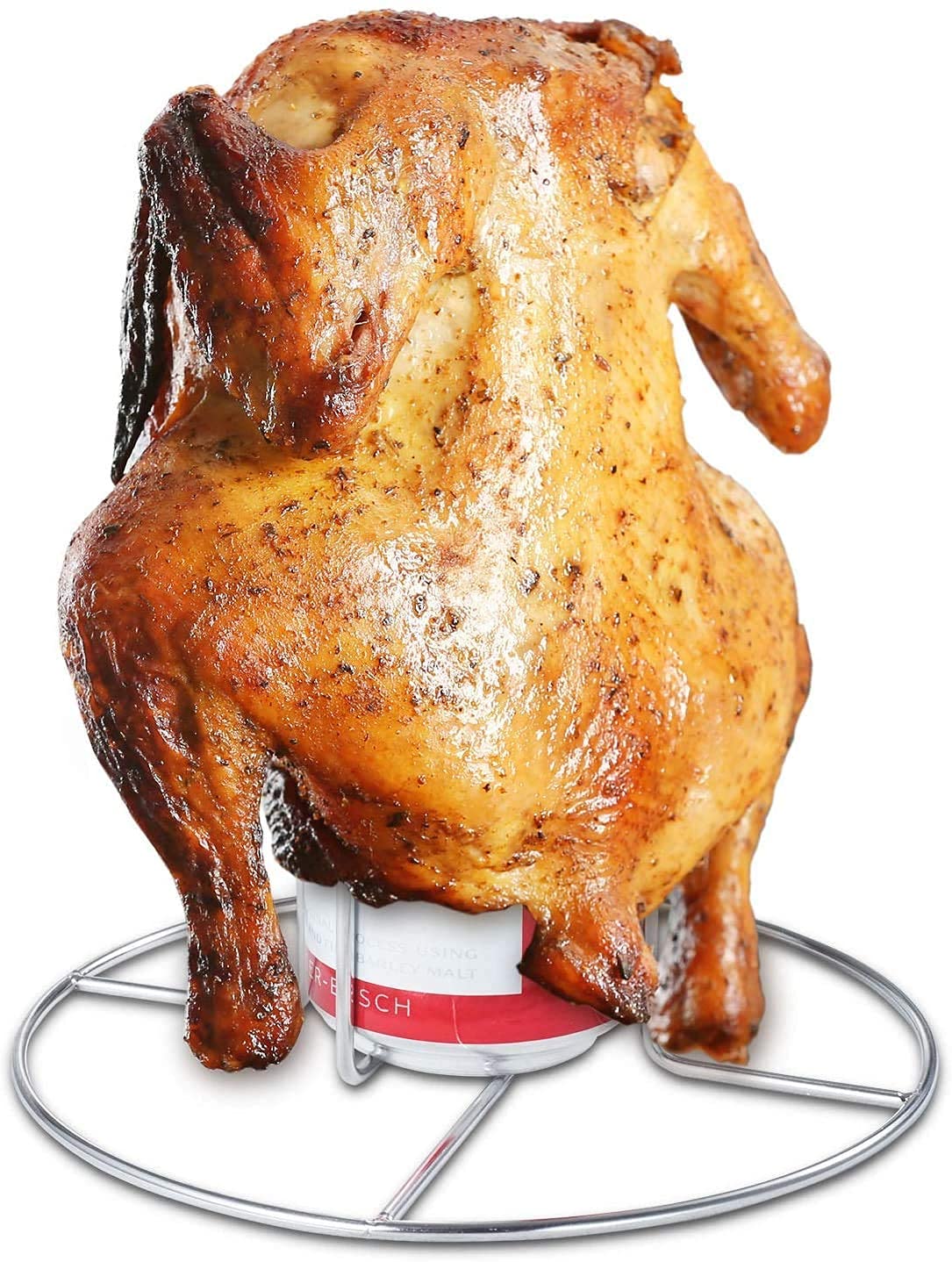 RTT chicken roaster on grill showcases even cooking and flavorful aroma