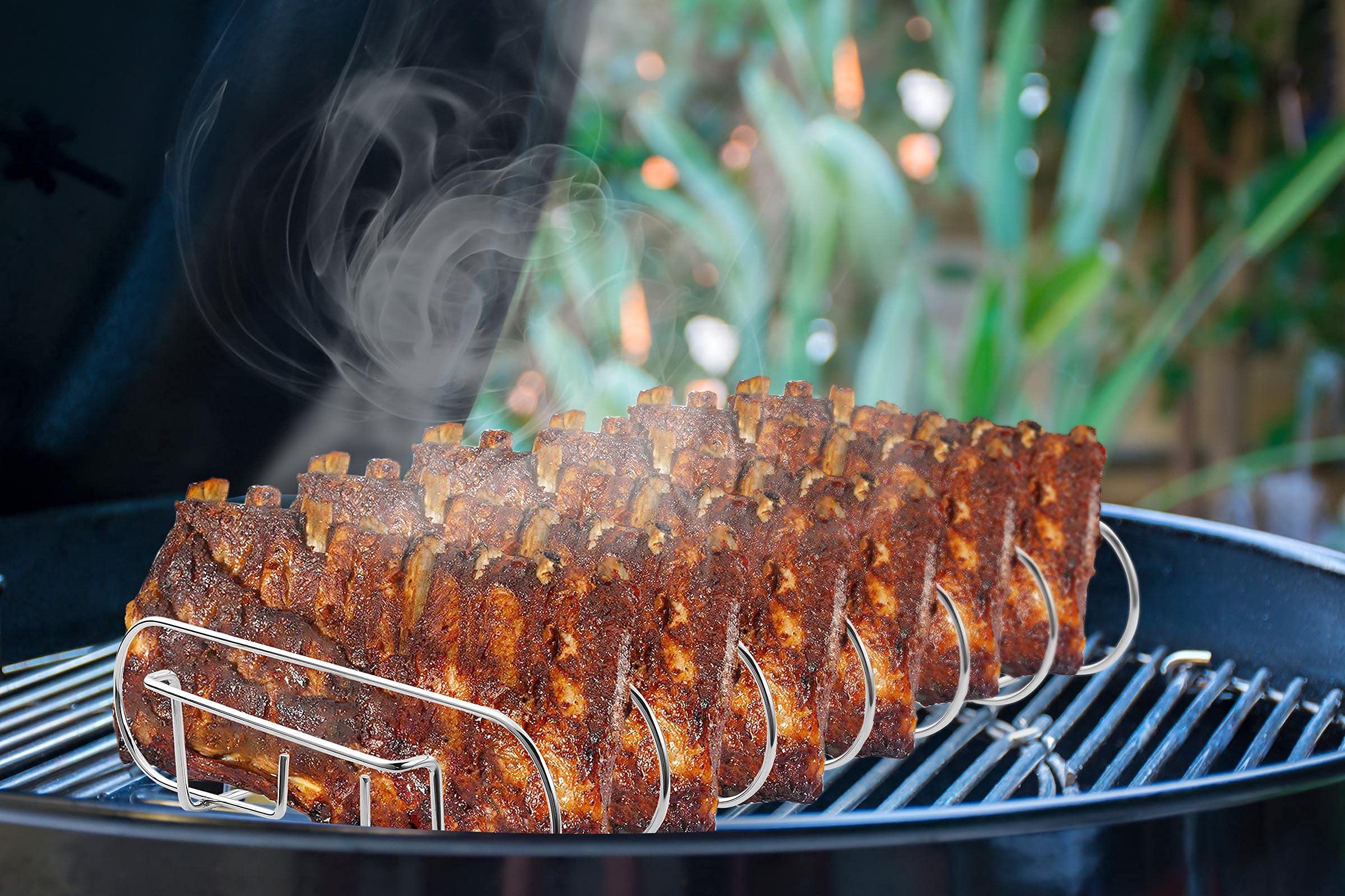 RTT gift-ready smoker rib rack for backyard evenings.
